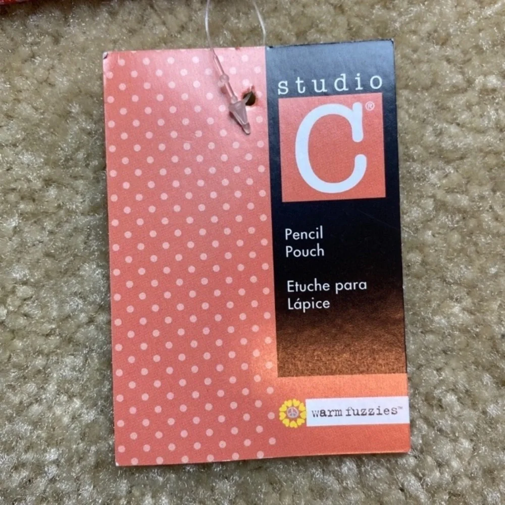 3 Ring 3 Zipper Pencil Pouch NWT